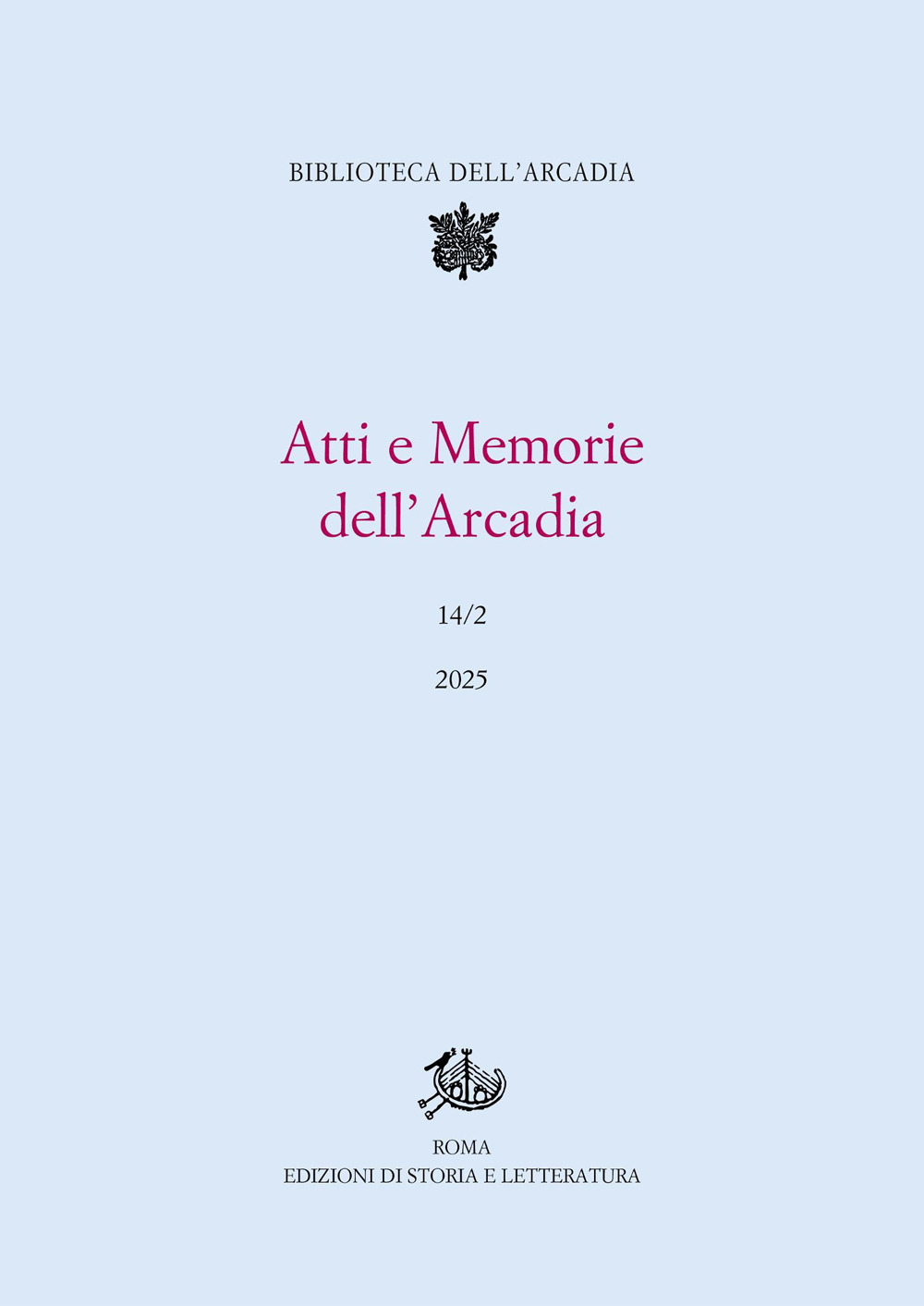 Atti e memorie dell'Arcadia. Vol. 14/2