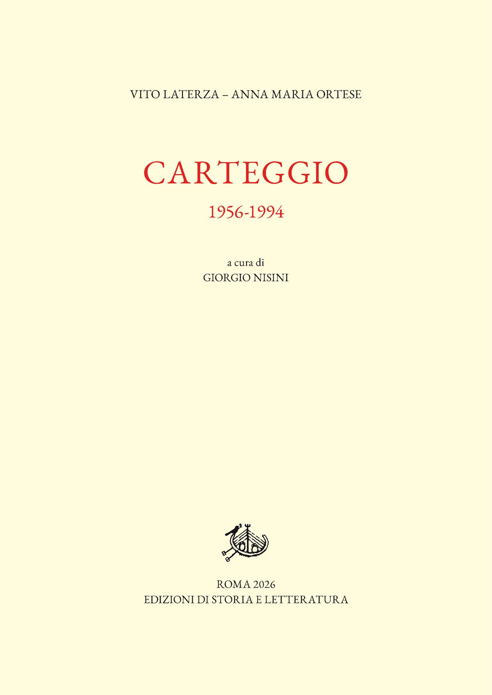 Carteggio 1956–1994