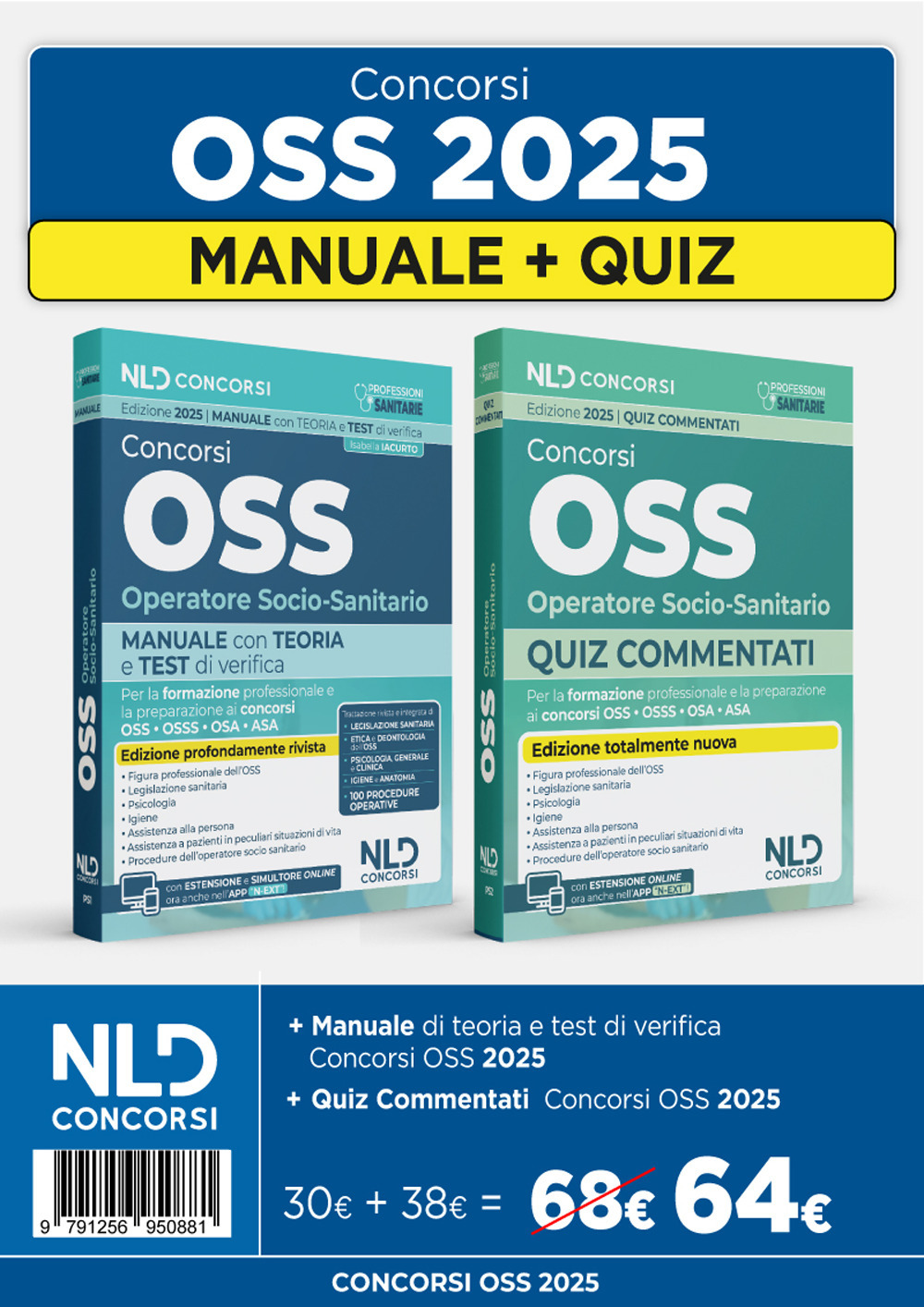 Kit OSS. Manuale + Quiz commentati per la preparazione al concorso 2025