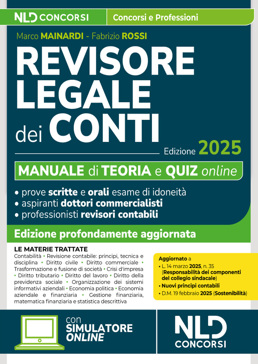 Revisore legale dei conti. Manuale con teoria e quiz 2025