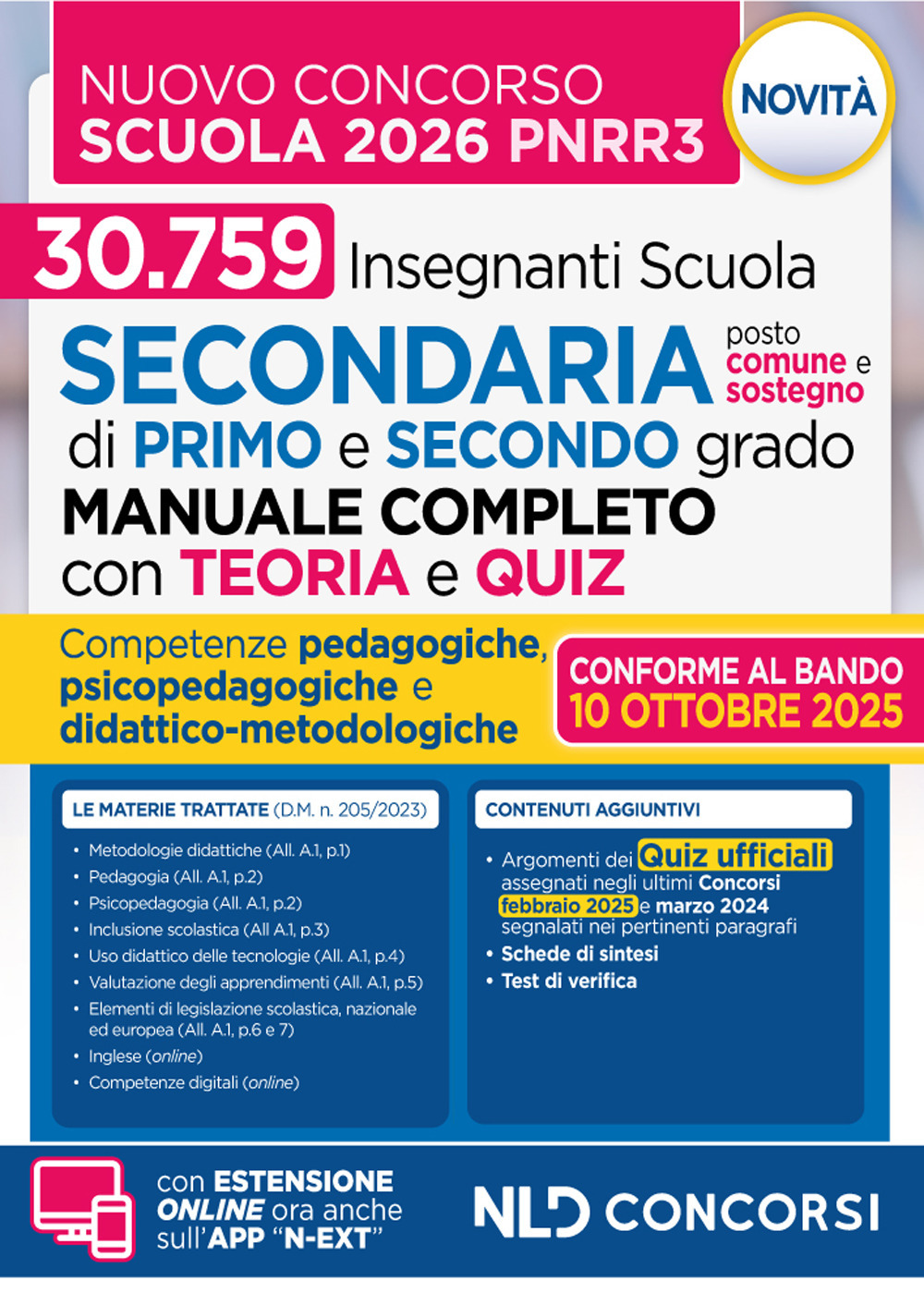 Concorso Scuola PNRR3. Manuale con Teoria e Test di verifica per il nuovo concorso docenti scuola secondaria 2025-2026