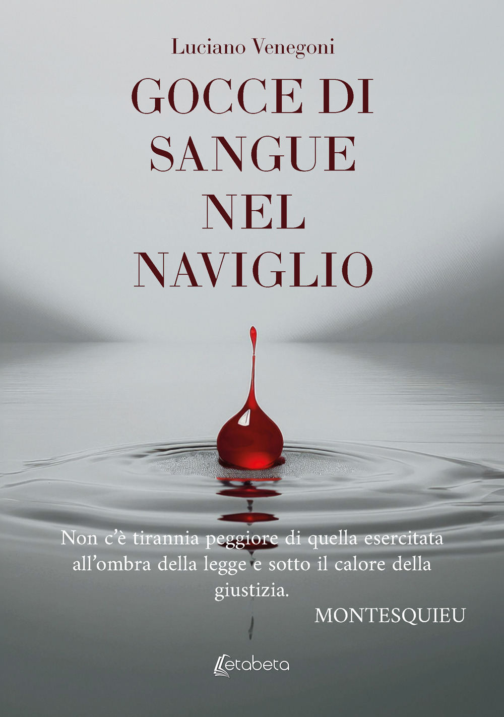 Gocce di sangue nel naviglio