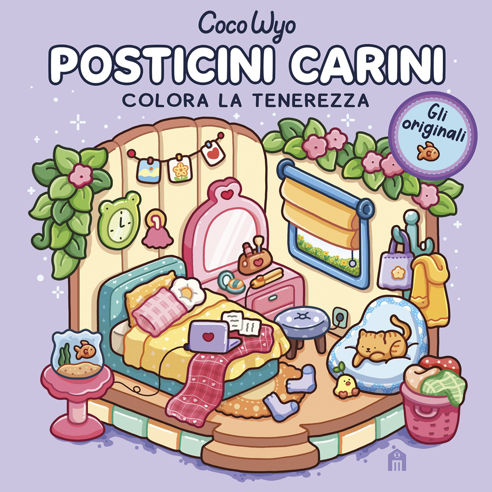Posticini carini. Libro da colorare per tutte le età (Gli originali Coco Wyo)