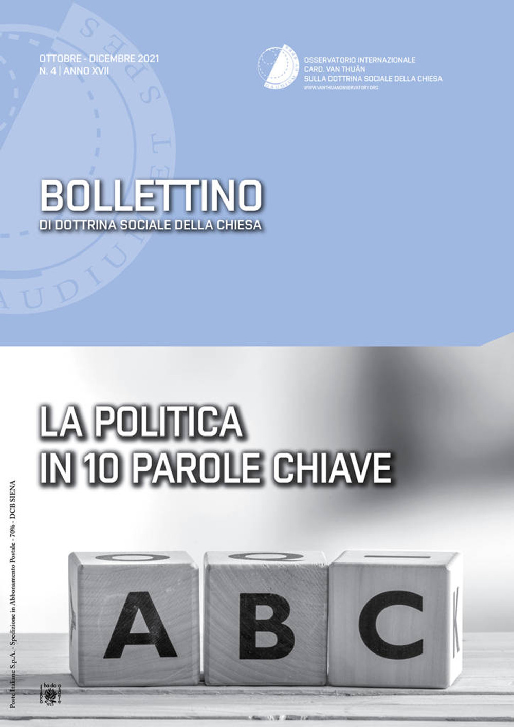 Bollettino di dottrina sociale della Chiesa. Vol. 4: La politica in 10 parole chiave