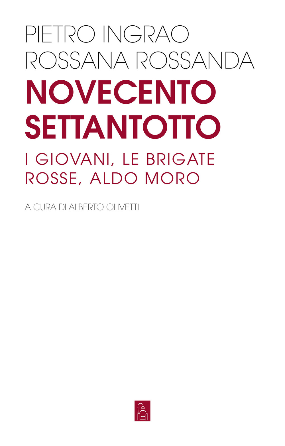 Novecentosettantotto. I giovani, le Brigate Rosse, Aldo Moro