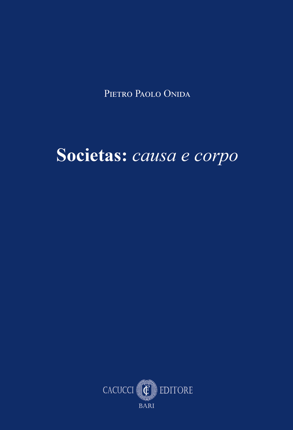 Societas: causa e corpo
