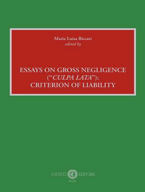 Essays on gross negligence («culpa lata»): criterion of liability