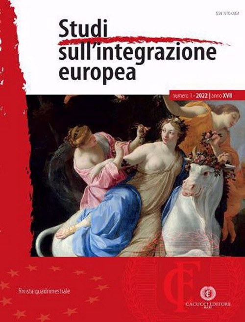 Studi sull'integrazione europea. Vol. 1