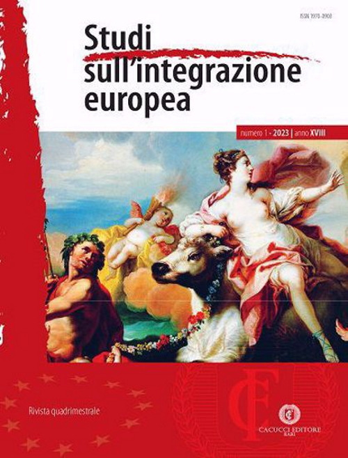 Studi sull'integrazione europea. Vol. 1