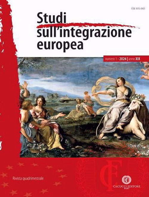 Studi sull'integrazione europea. Vol. 1