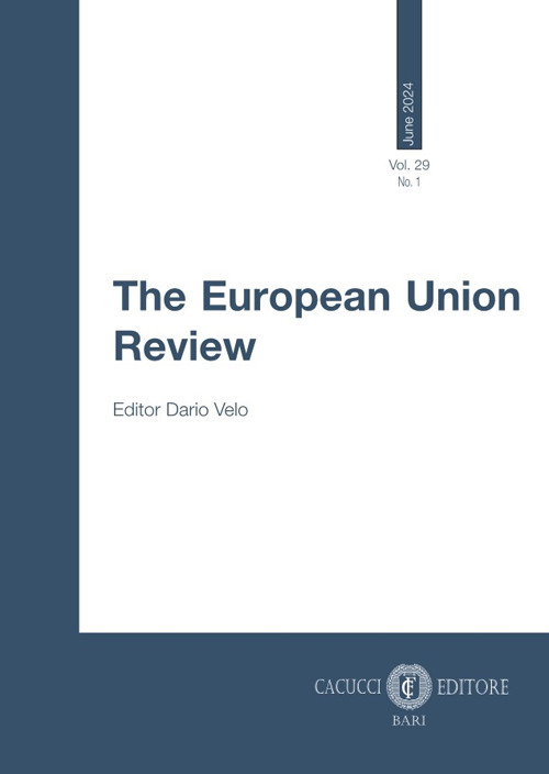 The European Union Review. Vol. 29