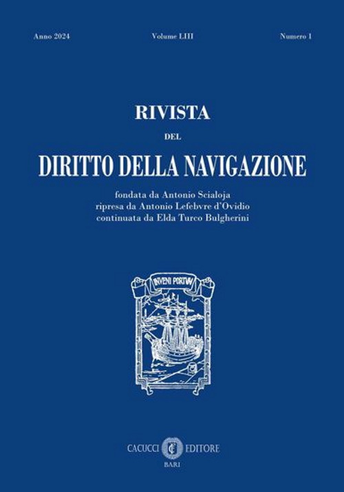 Rivista del diritto della navigazione. Vol. 1