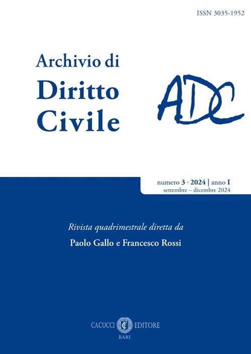 Archivio di diritto civile. Vol. 3: Settembre-dicembre