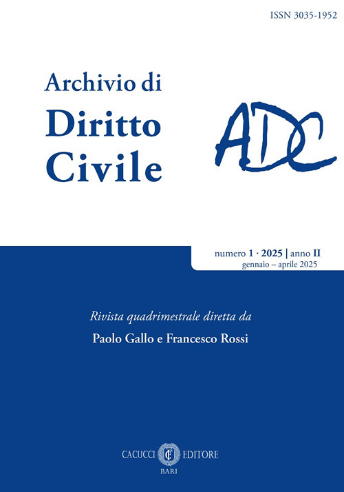 Archivio di diritto civile. Vol. 1: Gennaio-aprile