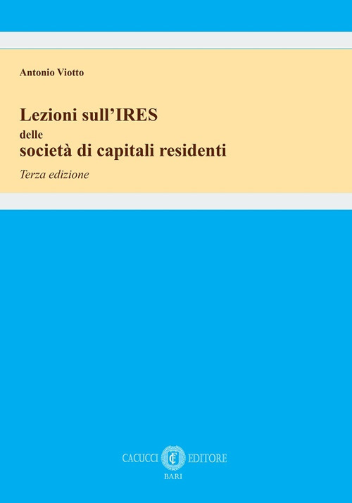 Lezioni sull’IRES delle società di capitali residenti