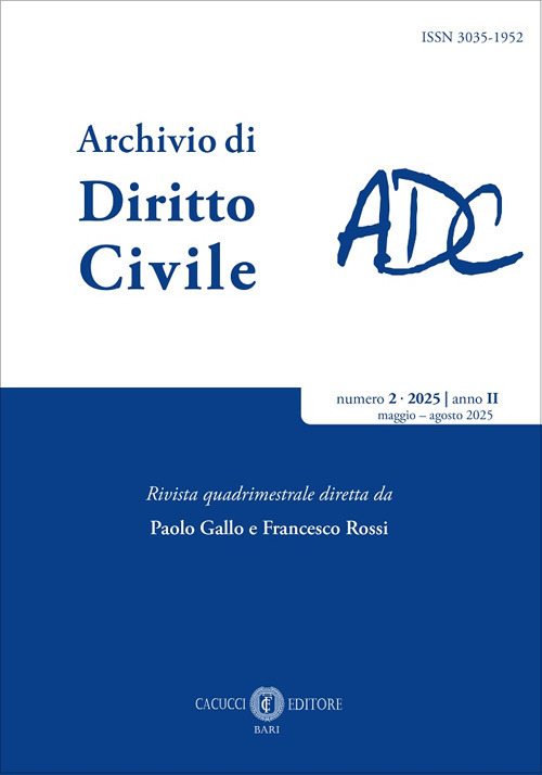Archivio di diritto civile. Vol. 2: Maggio-agosto