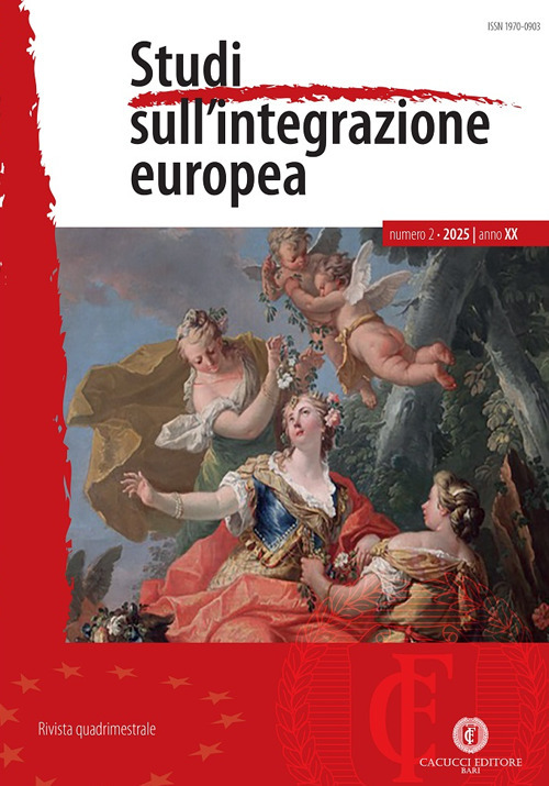 Studi sull'integrazione europea. Vol. 2: Maggio/agosto