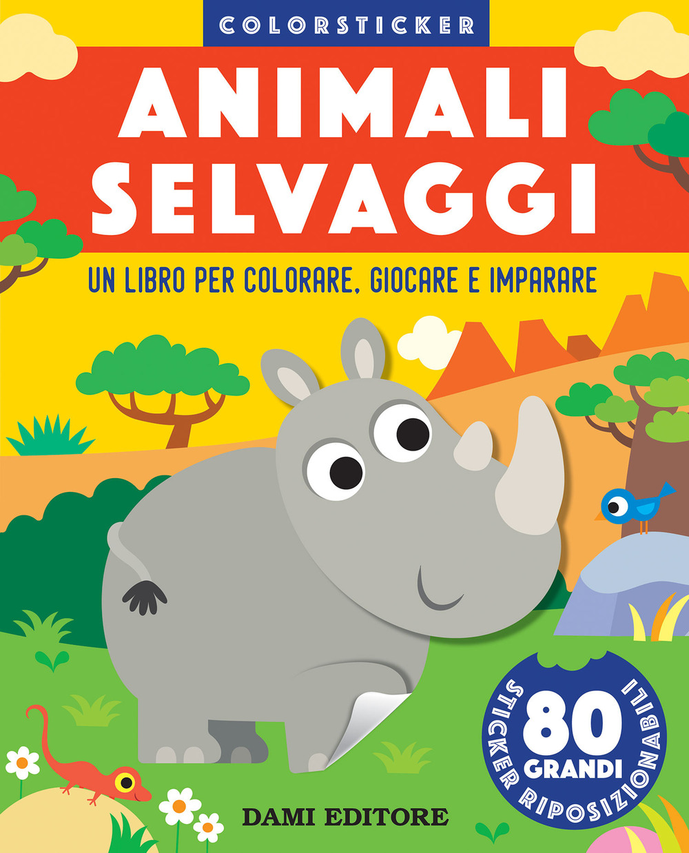 Animali selvaggi. Colorsticker