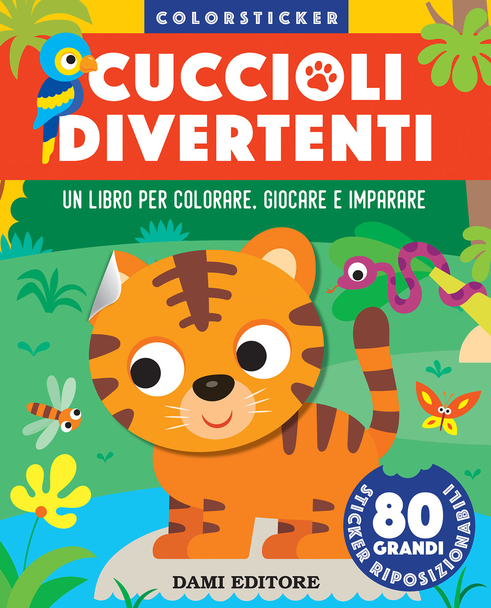 Cuccioli divertenti. Colorsticker