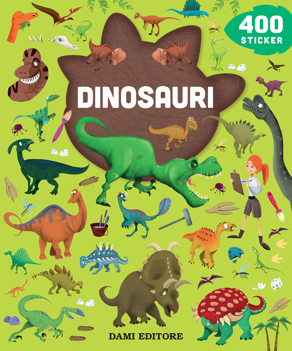 Dinosauri. 400 stickers