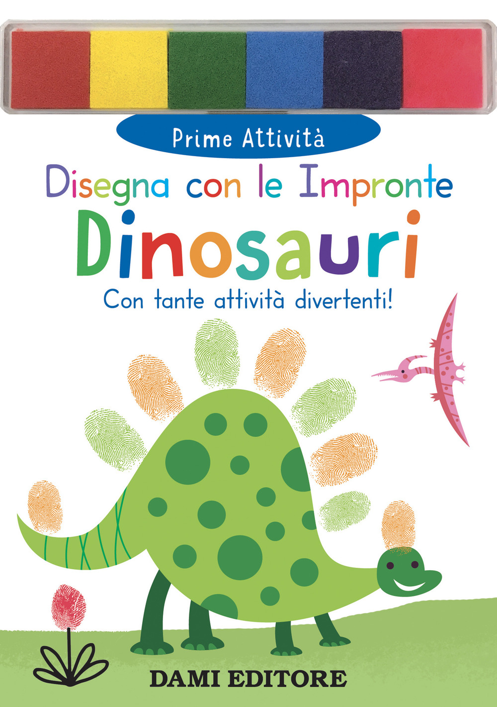 Dinosauri. Disegna con le impronte