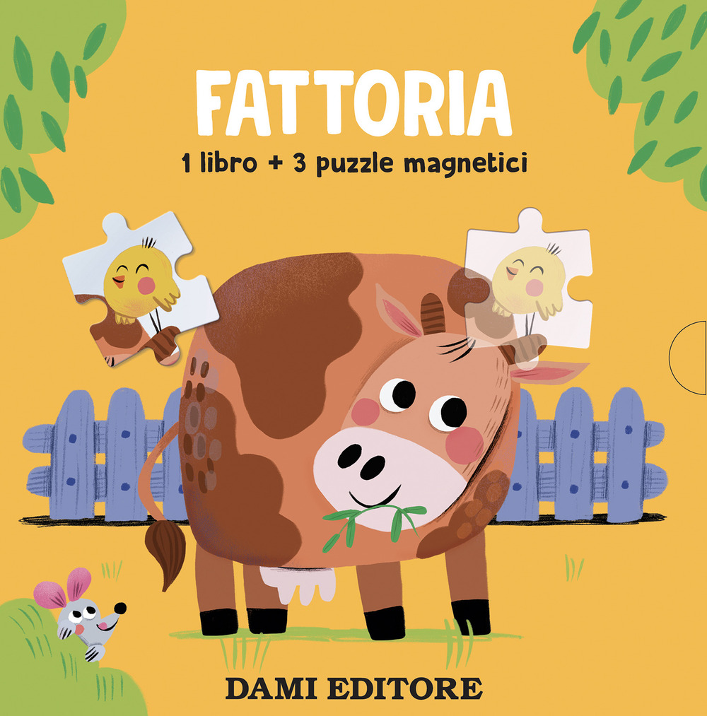 Fattoria. Libri con puzzle magnetici