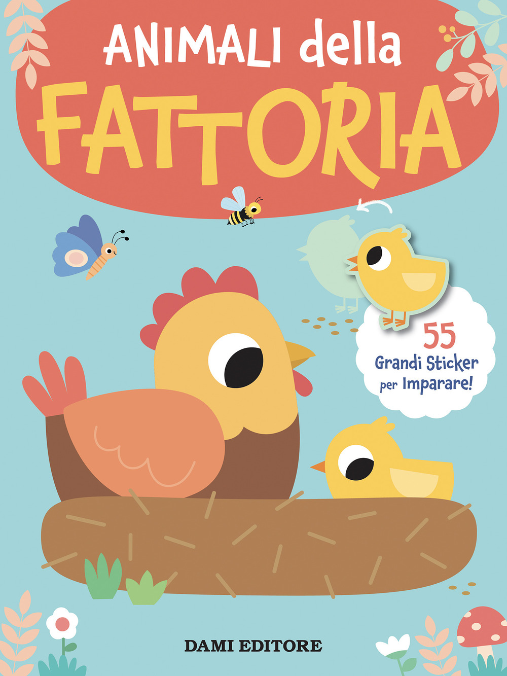 Animali della fattoria. Grandi sticker