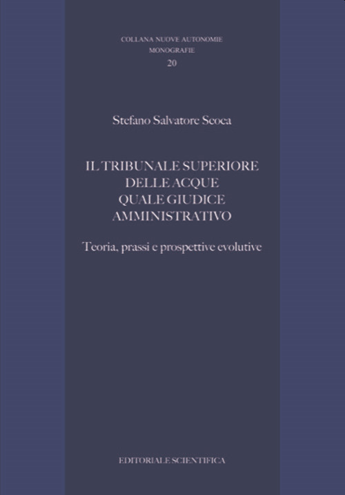 Il tribunale superiore delle acque quale giudice amministrativo. Teoria, prassi e prospettive evolutive