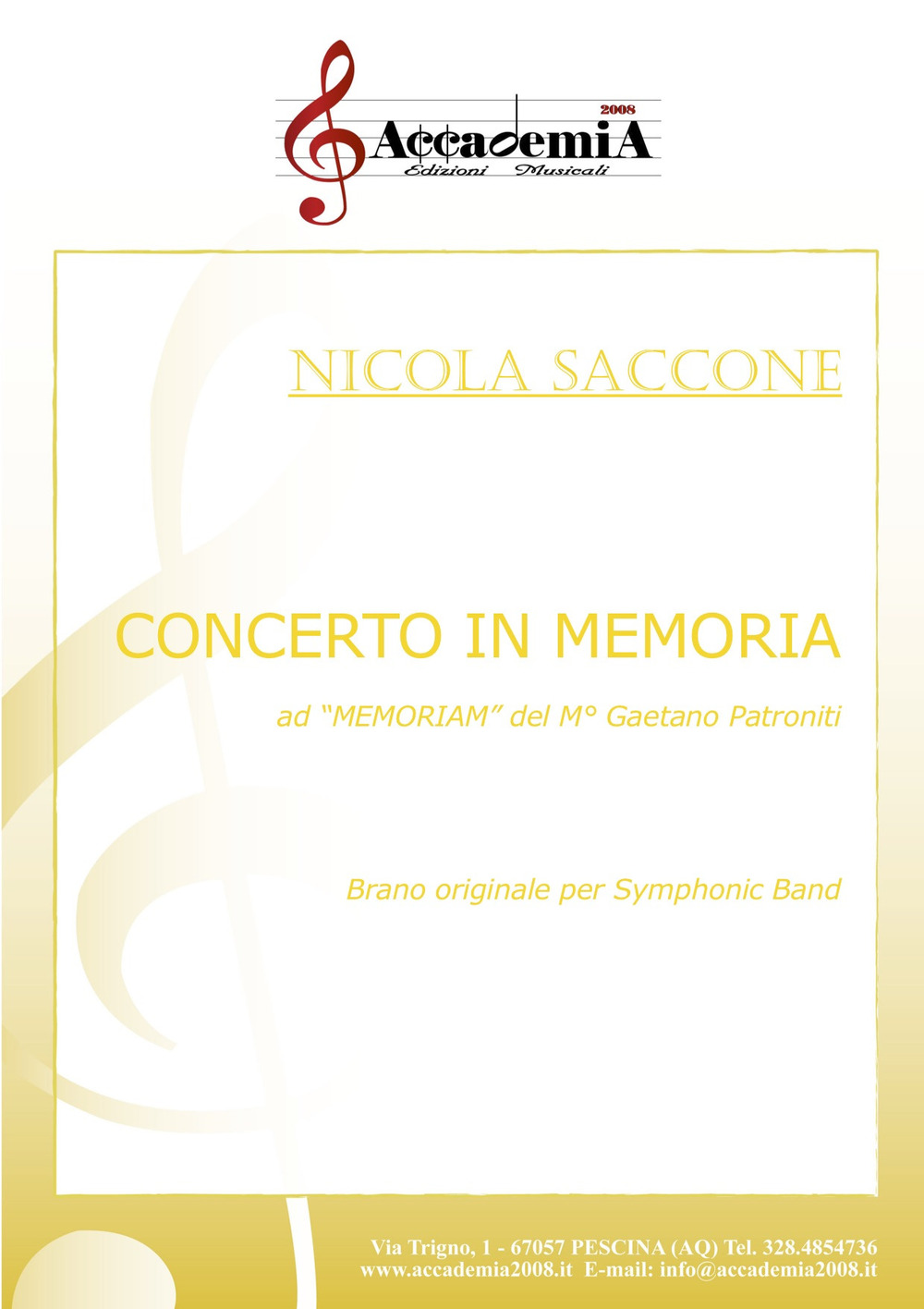 Concerto in memoria