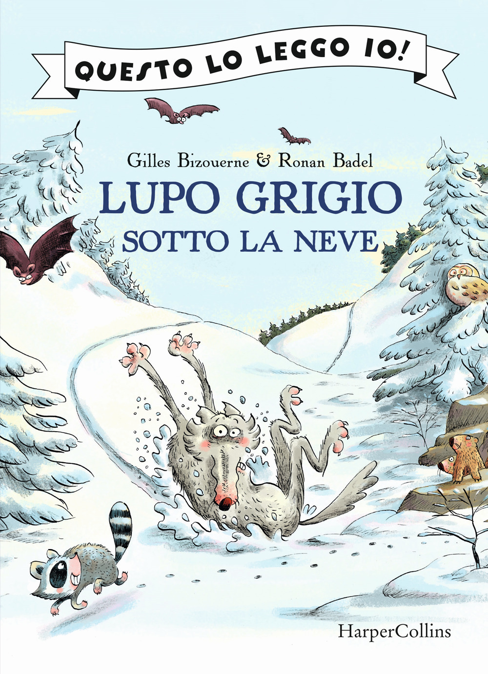 Lupo Grigio sotto la neve