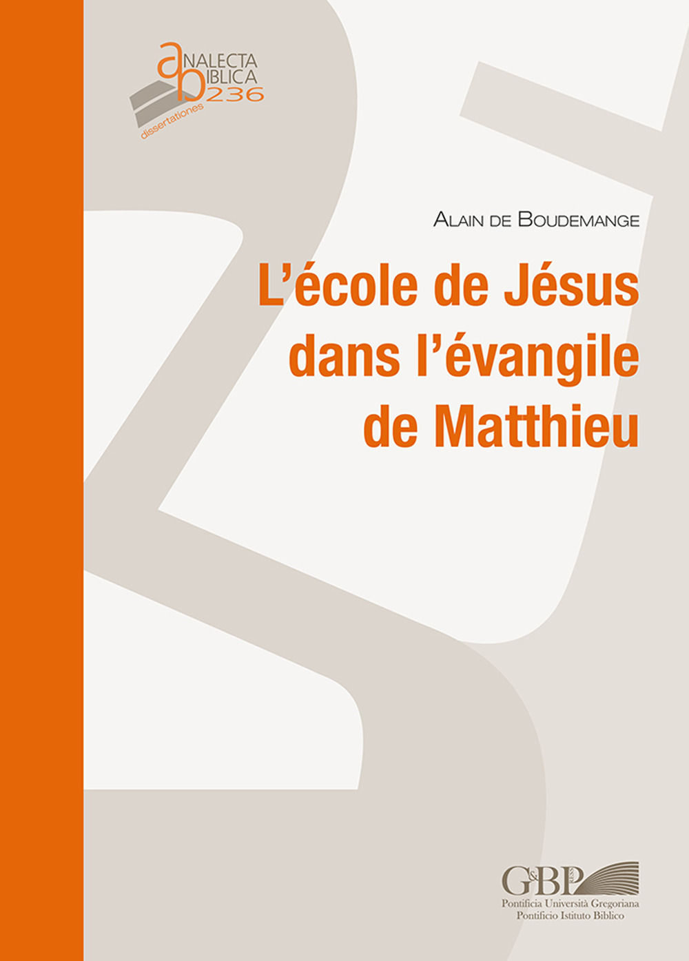 L'école de Jésus dans l’évangile de Matthieu