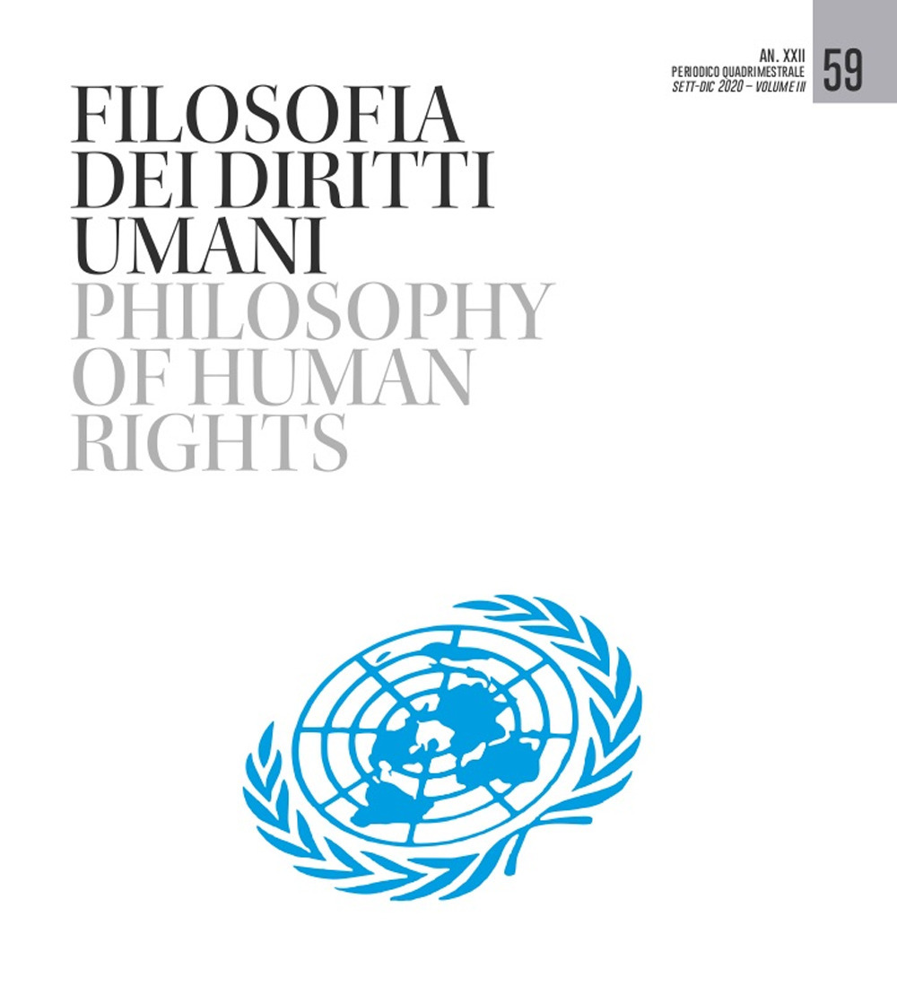 Filosofia dei Diritti umani-Philosophy of human rights. Vol. 59