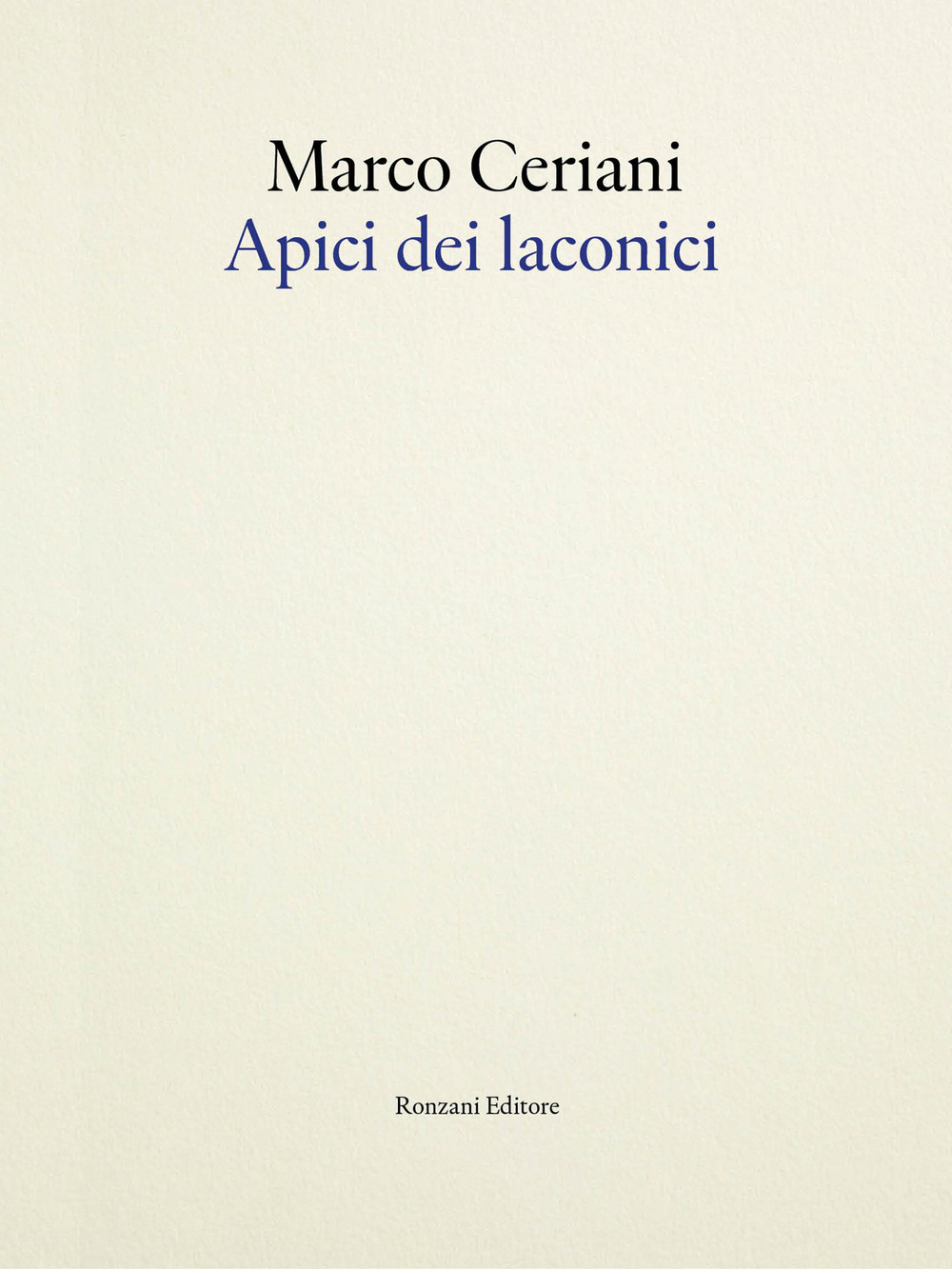 Apici dei laconici