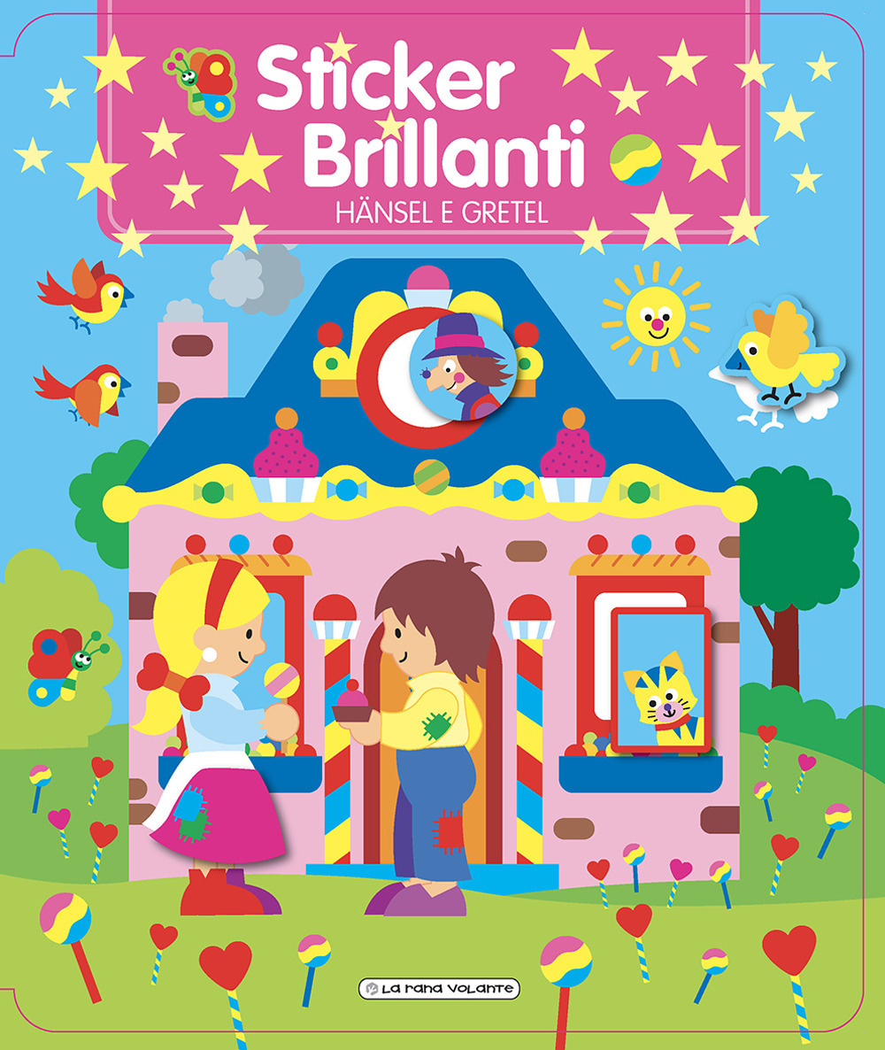 Hänsel e Gretel. Sticker brillanti