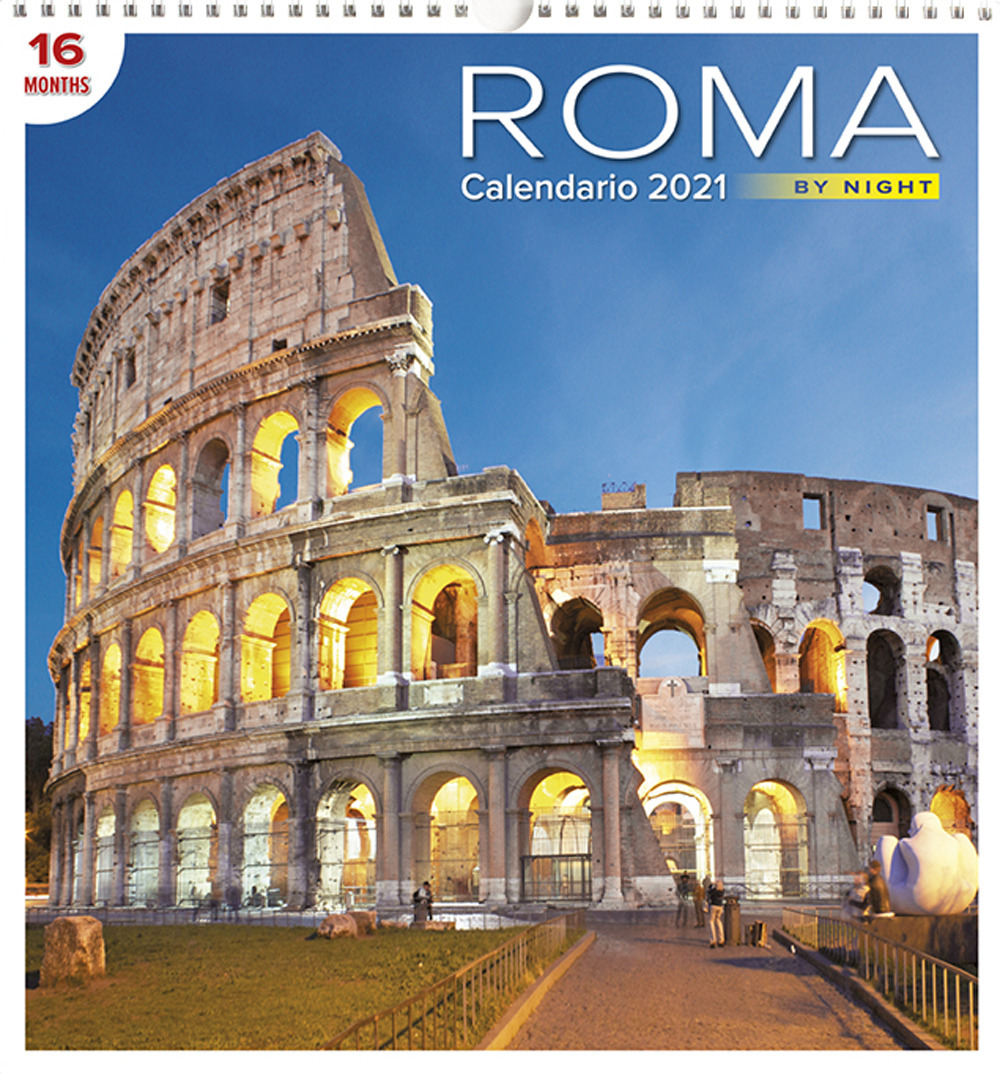Calendario Grande Roma Notte Colosseo