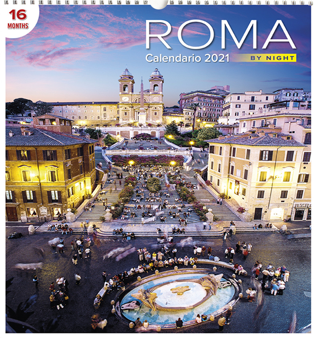 Calendario Grande Roma Notte Spagna