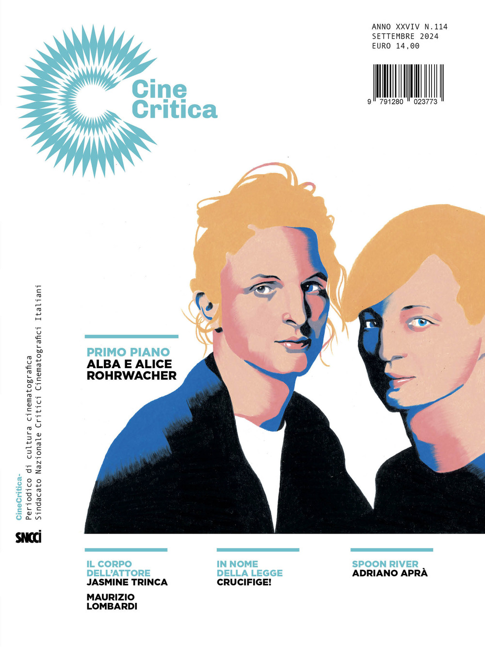 Cinecritica. Periodico di cultura cinematografica del sindacato sazionale critici cinematografici italiani. Vol. 114