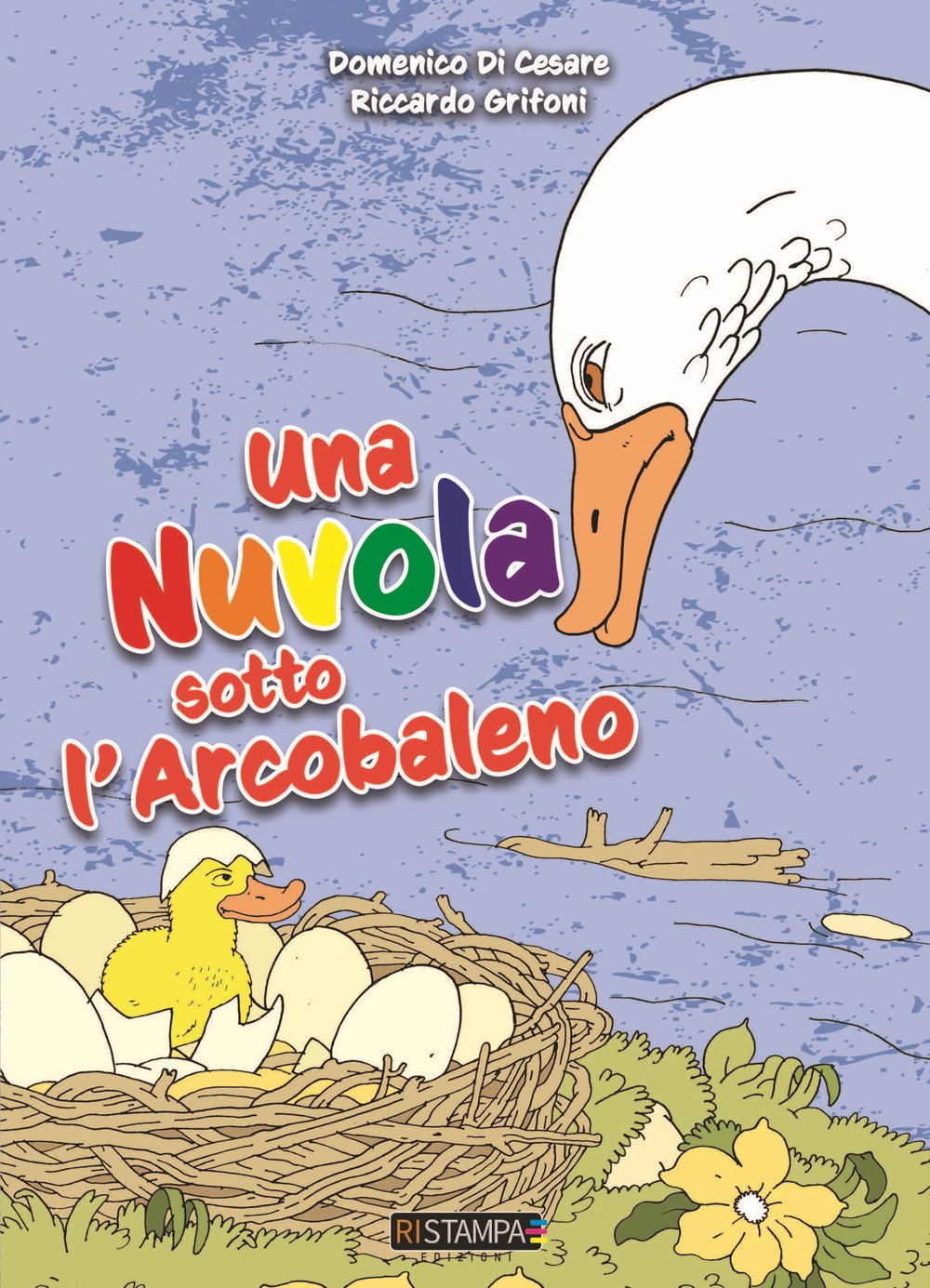 Una nuvola sotto l'arcobaleno