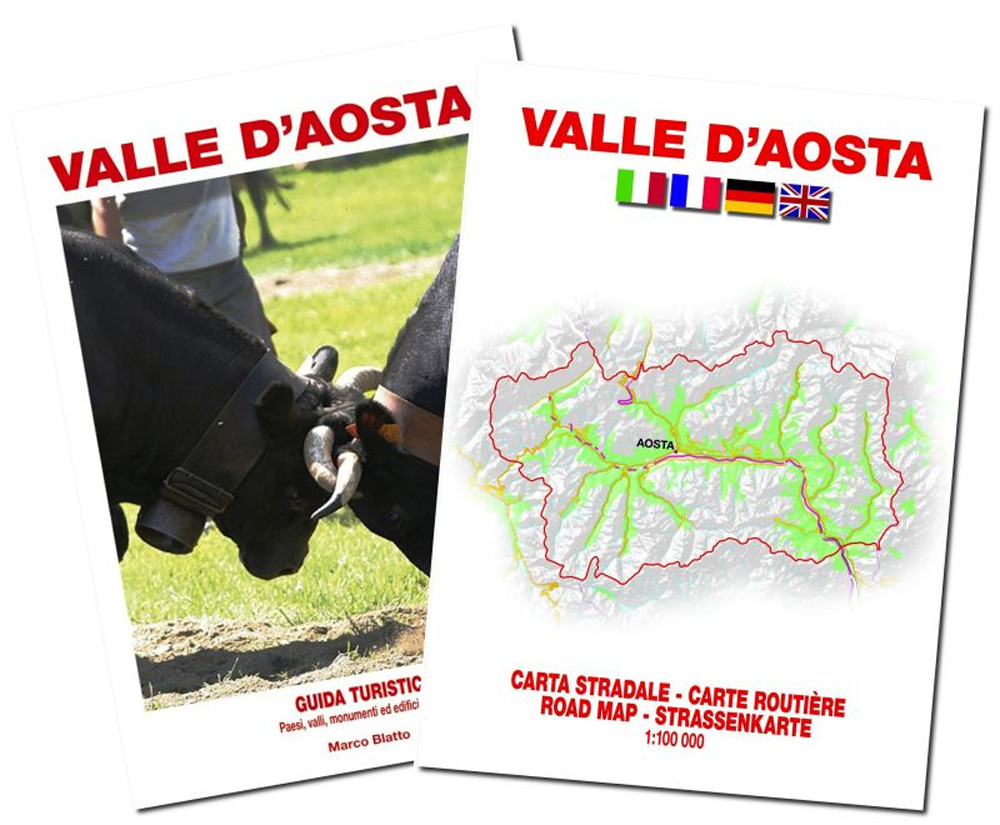 Valle D'Aosta. Guida turistica con carta stradale 1:100.000