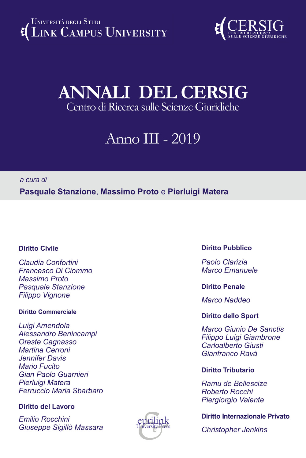 Annali del Cersig. Anno III