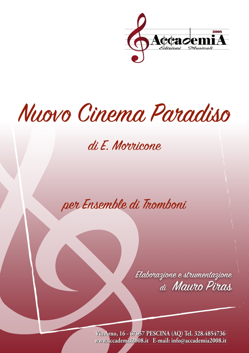 Nuovo cinema Paradiso. Per ensemble di tromboni