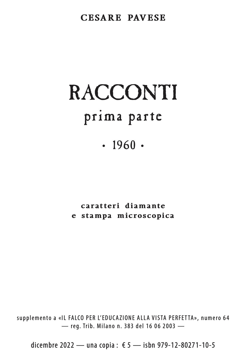 Racconti. Vol. 1