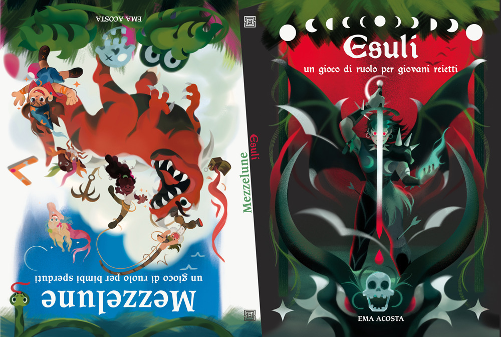 Esuli e mezzelune. Un gioco di ruolo per giovani reietti e Un gioco di ruolo per bimbi sperduti