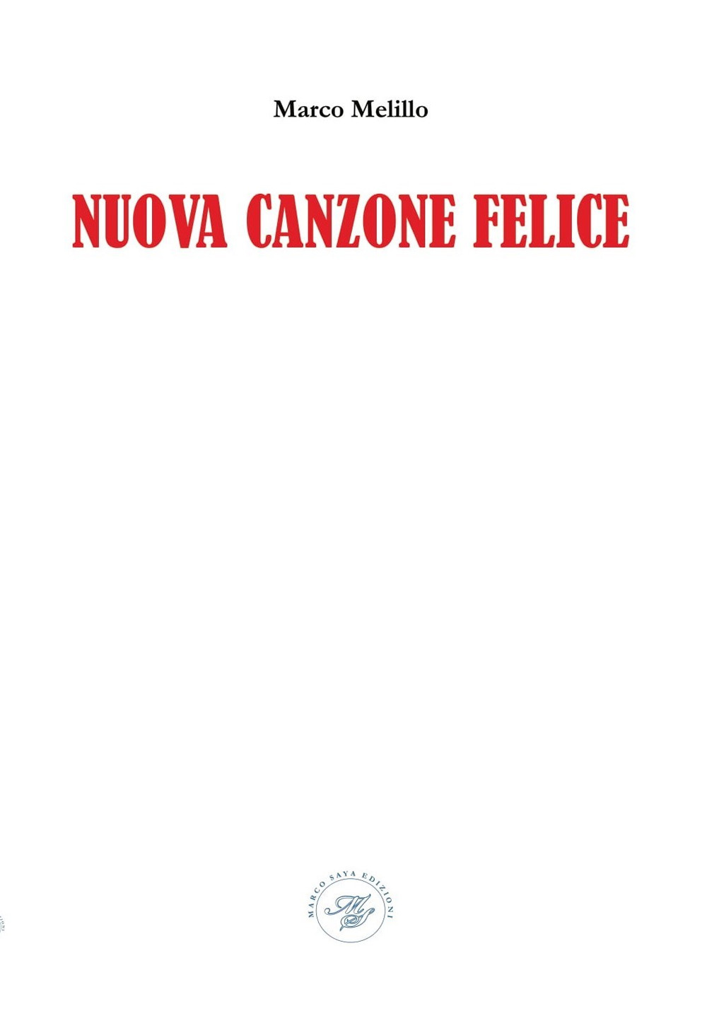 Nuova canzone felice