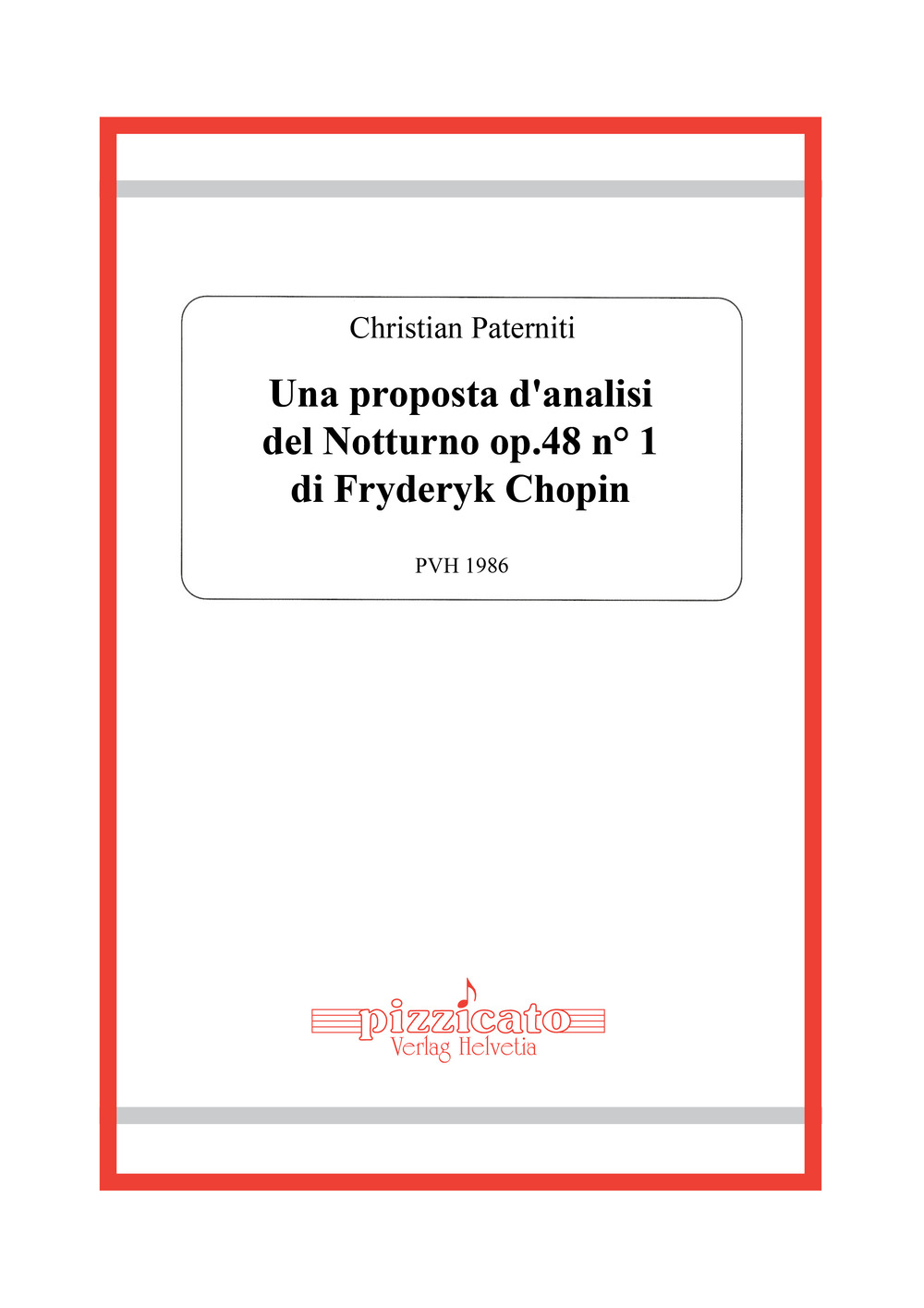 Una proposta d'analisi del Notturno op.48 n°1 di Fryderyk Chopin