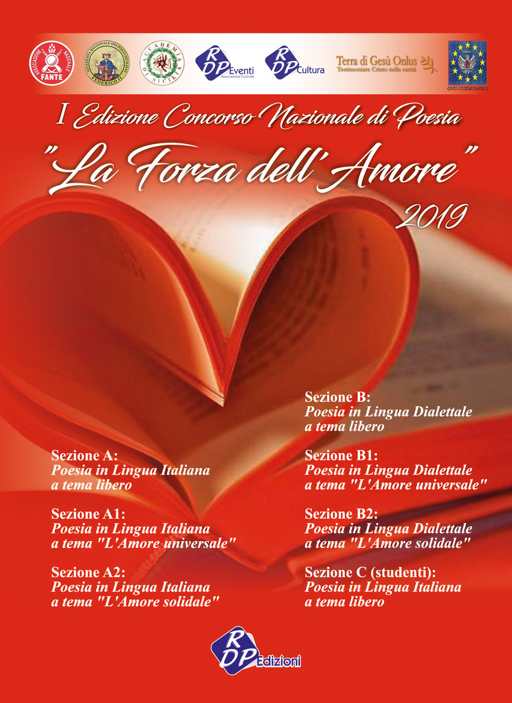 «La forza dell'amore» 2019. I edizione concorso nazionale di poesia