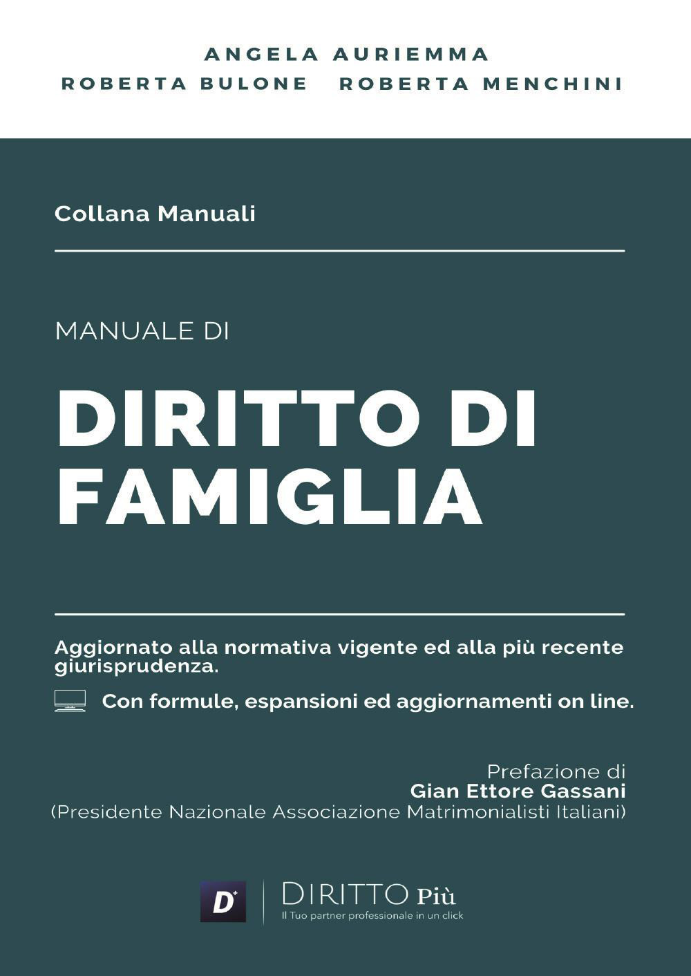 Manuale di diritto di famiglia