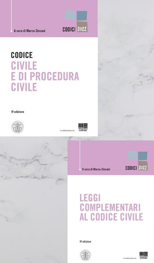 Kit codice civile e leggi complementari al codice civile