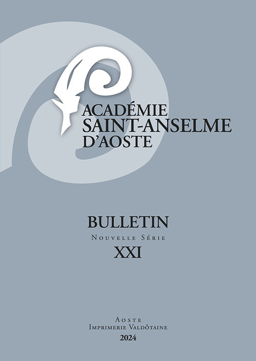 Bulletin Academie Saint-Anselme d’Aoste. Vol. 21
