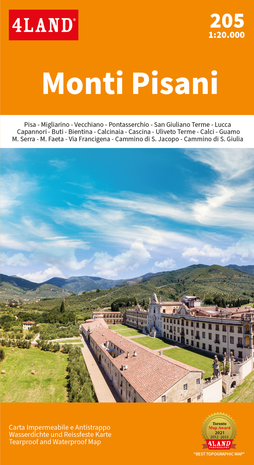 Monti Pisani 1:20.000